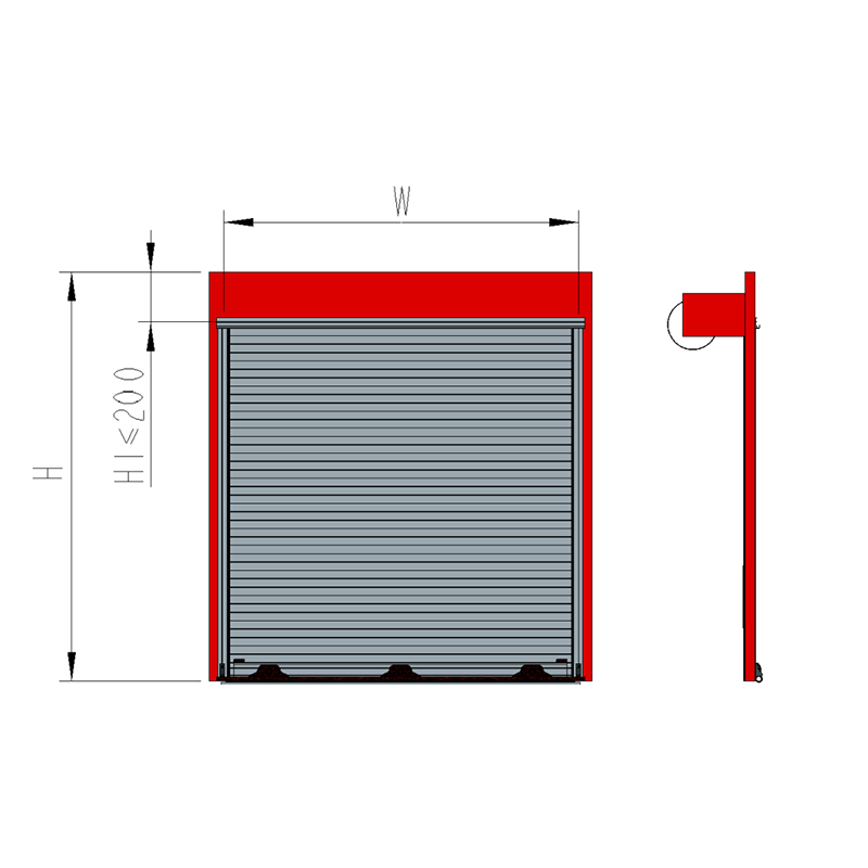 Reinforced Electric Specialty Vehicle Roller Shutters Reinforced Electric Specialty Vehicle Roller Shutters