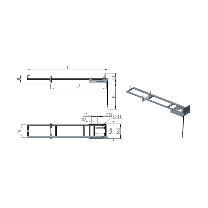 Manual Fire Truck Ladder Racks Manual Fire Truck Ladder Racks